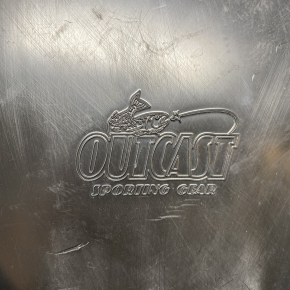 Outcast Sporting Gear Float Tube Kick Fins 20"x9" Black Adjustable Straps - Picture 4 of 9